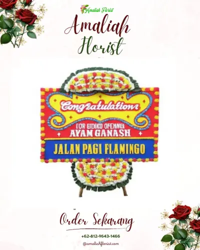 Bunga Papan Congratulation di Girimukti